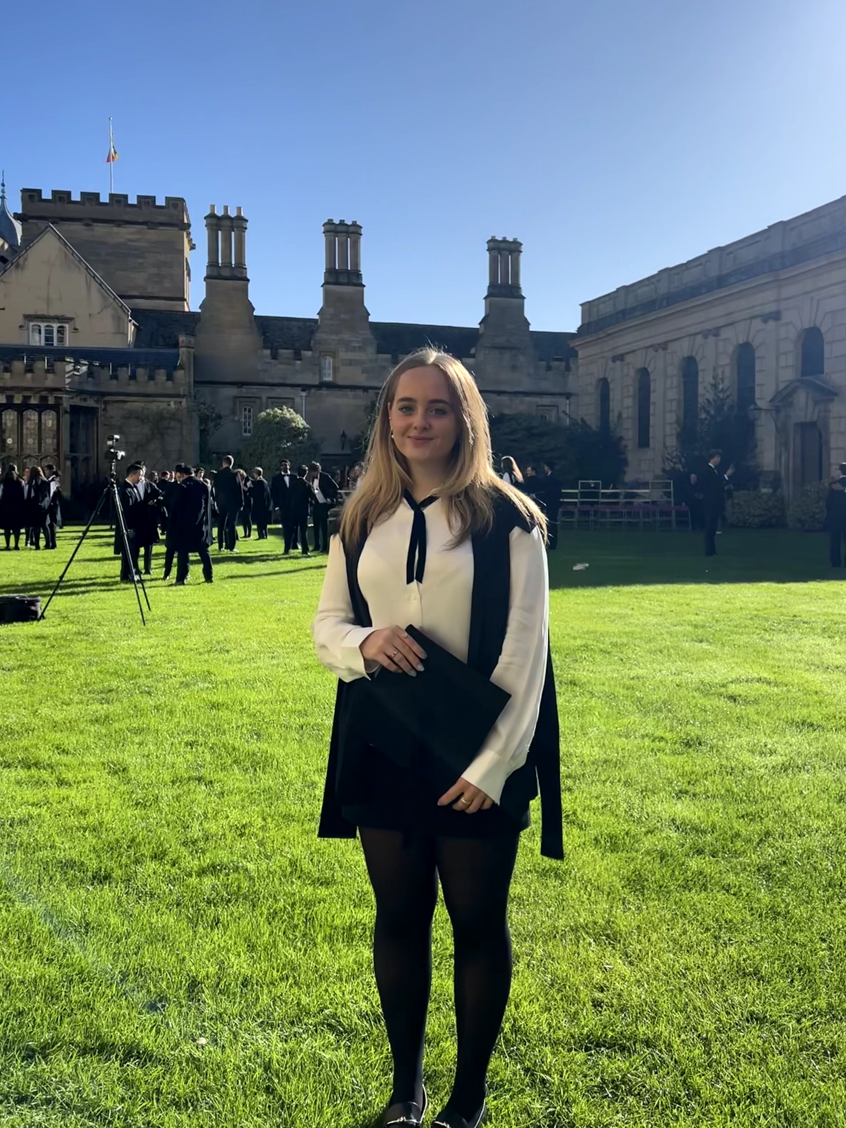 Lucy at her matriculation.